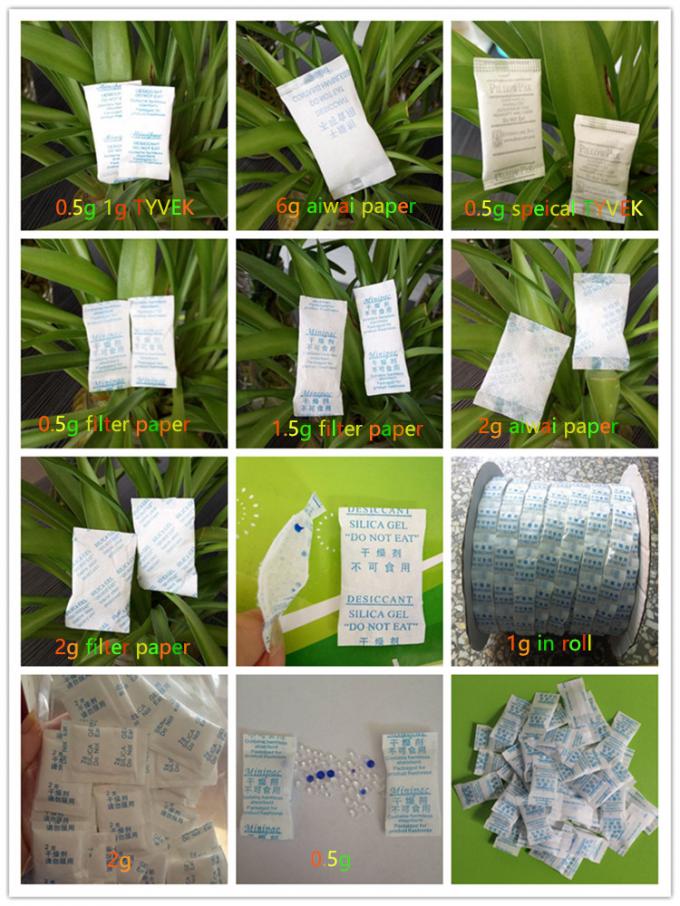 Moisture Absorber Dry Packs Silica Gel Desiccant Food Grade Non - Toxic