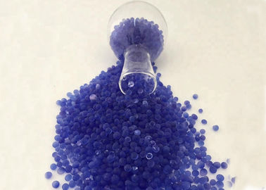 China Water Absorber Indicating Silica Gel Desiccant , Color Changing Silica Gel Blue Crystals factory